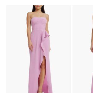 Dress the Population Pink Strapless Gown